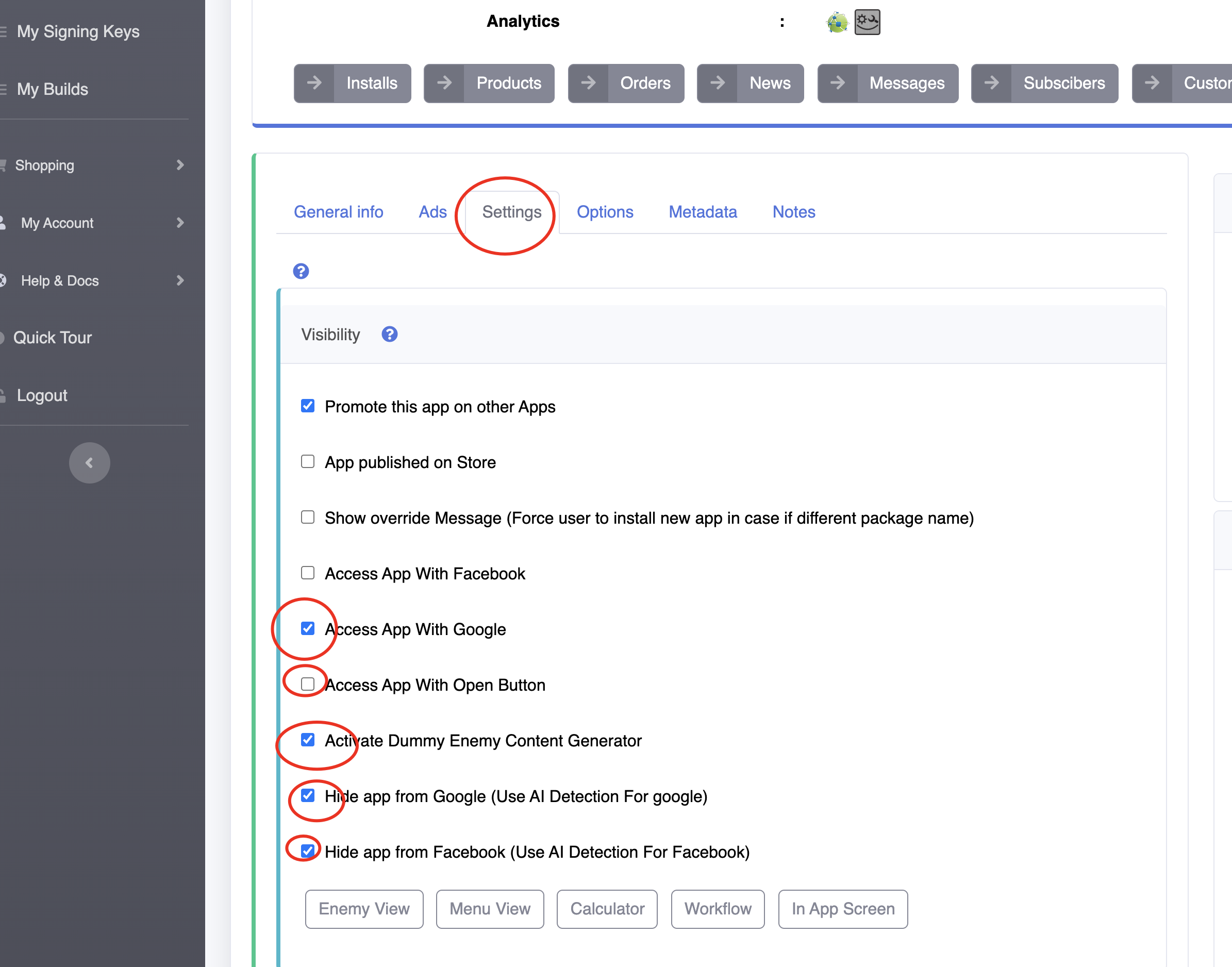 Activate Google Login!