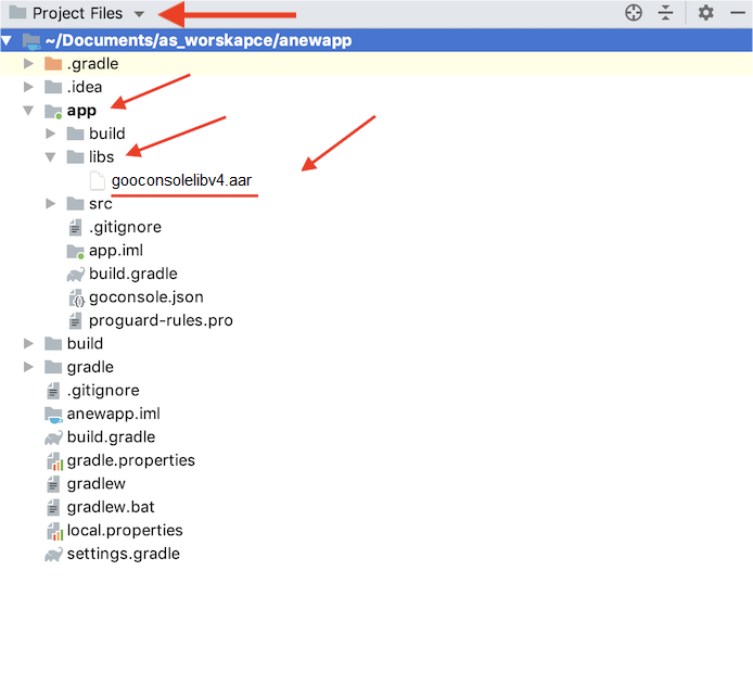 GoConsole Add lib file!
