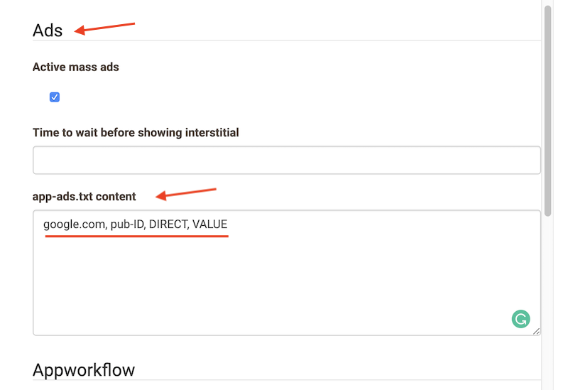 GoConsole generate app-ads-txt!