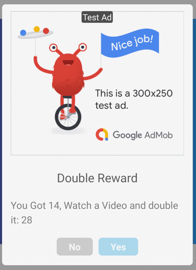 GoConsole ads on dialog!